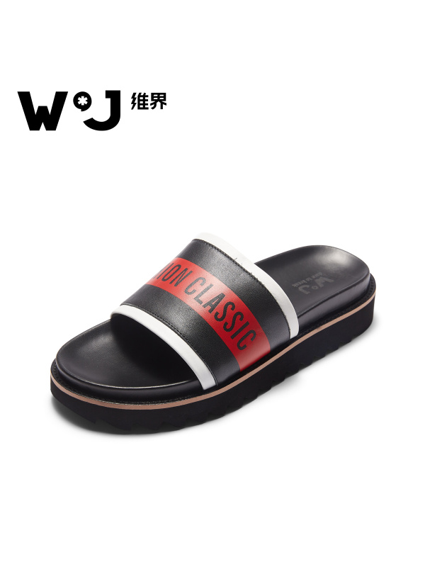 维界拖鞋男夏季时尚外穿沙滩鞋休闲凉拖潮室外防滑软底新款一字拖