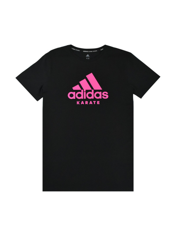 阿迪达斯adidas跆拳道新款男装训练跑步短袖运动休闲T恤-ADICTT_0