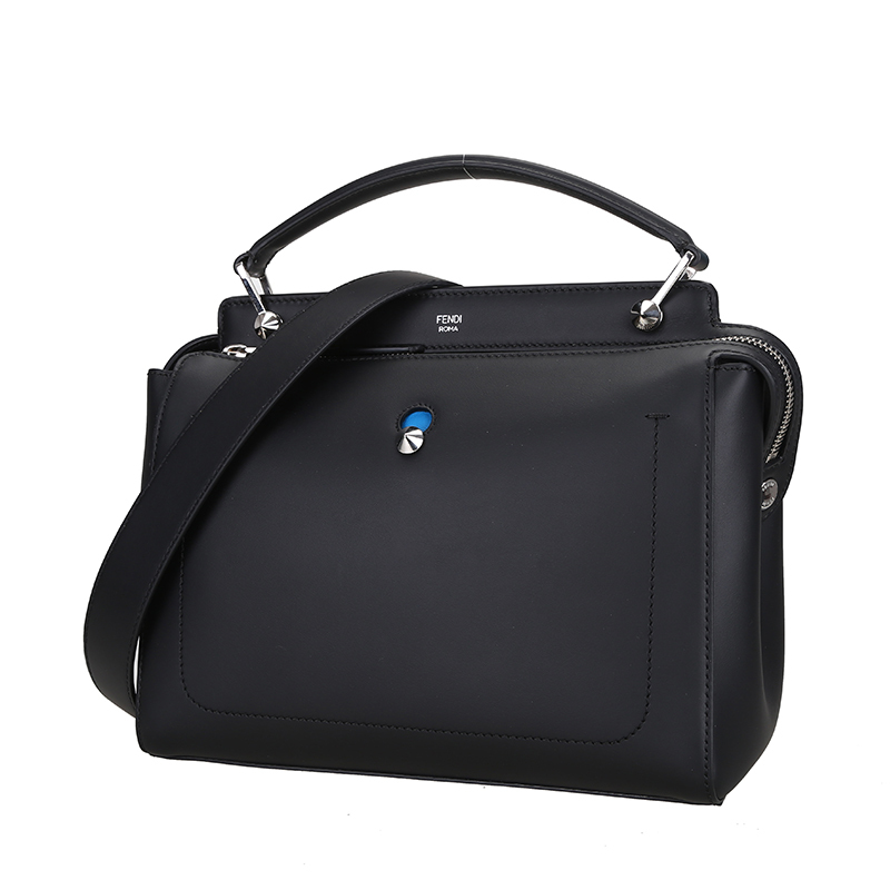 FENDI/芬迪 女包DOTCOM锥形铆钉手拎斜挎包 8BN293 30x26x14CM