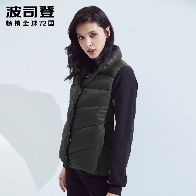 波司登羽绒马甲女短款轻薄女士秋季坎肩宽松马夹潮