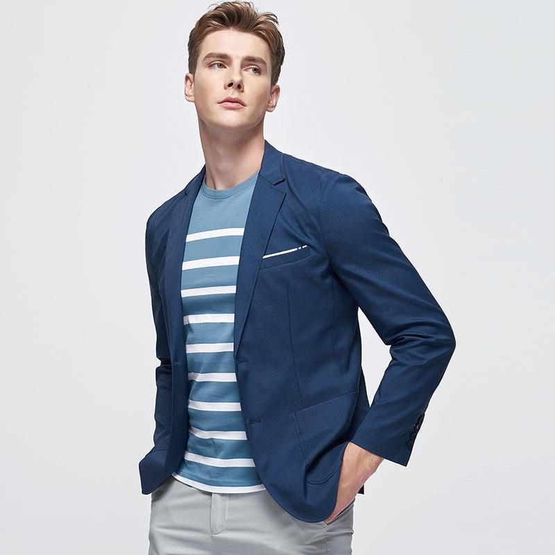 七匹狼西服男士2020春季款商务中青年便装休闲单西外套男装秋装潮