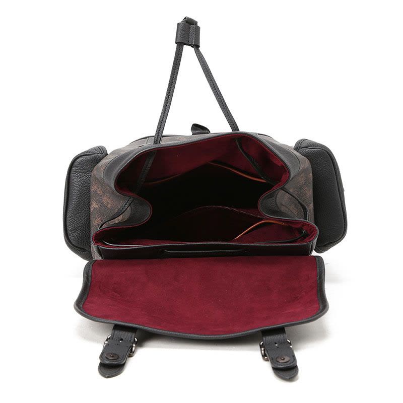 蔻驰COACH 男士 双肩包 老花拼皮 4072图片