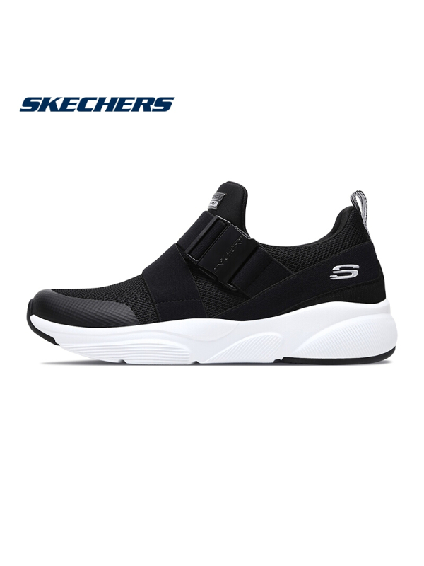 Skechers/斯凯奇女鞋新款舒适搭带低帮鞋轻便懒人休闲鞋13017
