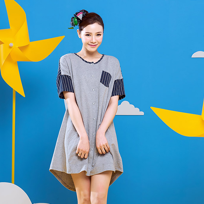 安之伴睡裙女夏季裙针织
