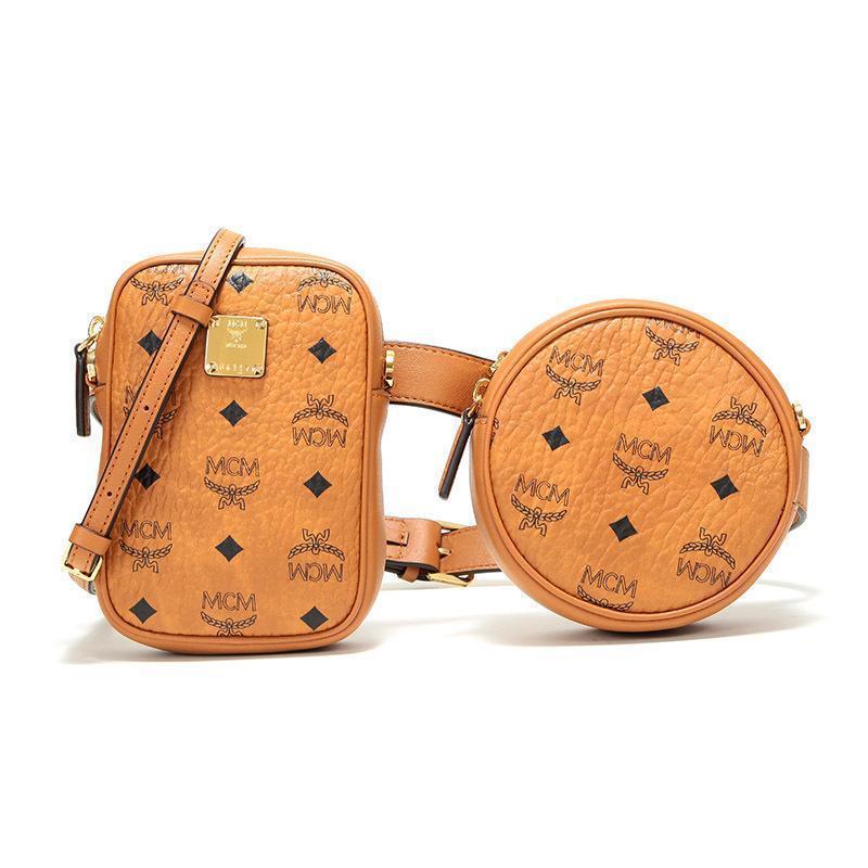 mcm女士涂层帆布单肩斜挎包腰包mwz9ase60视频