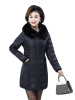 雪暖羽绒服女中长款狐狸毛连帽羽绒服女新款韩版修身大码冬季羽绒外套