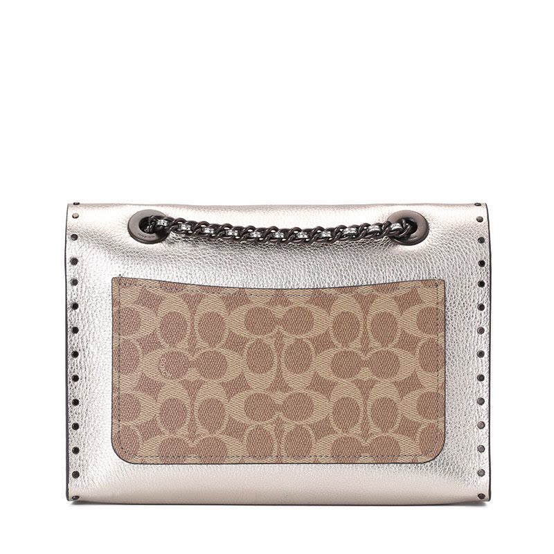 Coach PARKER 山茶花铆钉边饰单肩包 39679图片