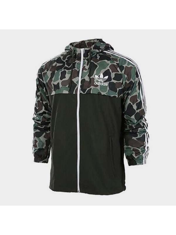 adidas阿迪达斯三叶夹克男春秋男子运动舒适休闲夹克BS4907