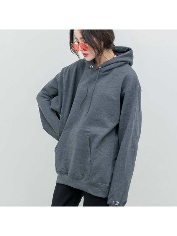 champion 经典美版秋装卫衣 S700袖标刺绣连帽男女秋冬穿搭情侣帽衫 加绒 S700HL