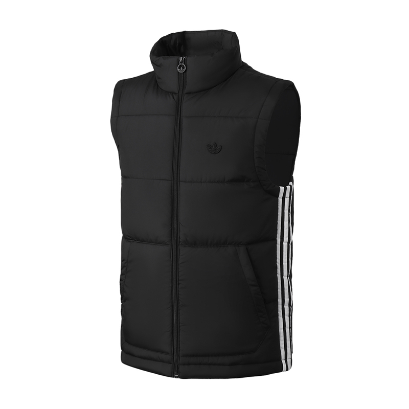 阿迪达斯三叶草男服背心马甲外套保暖休闲运动服GE1296