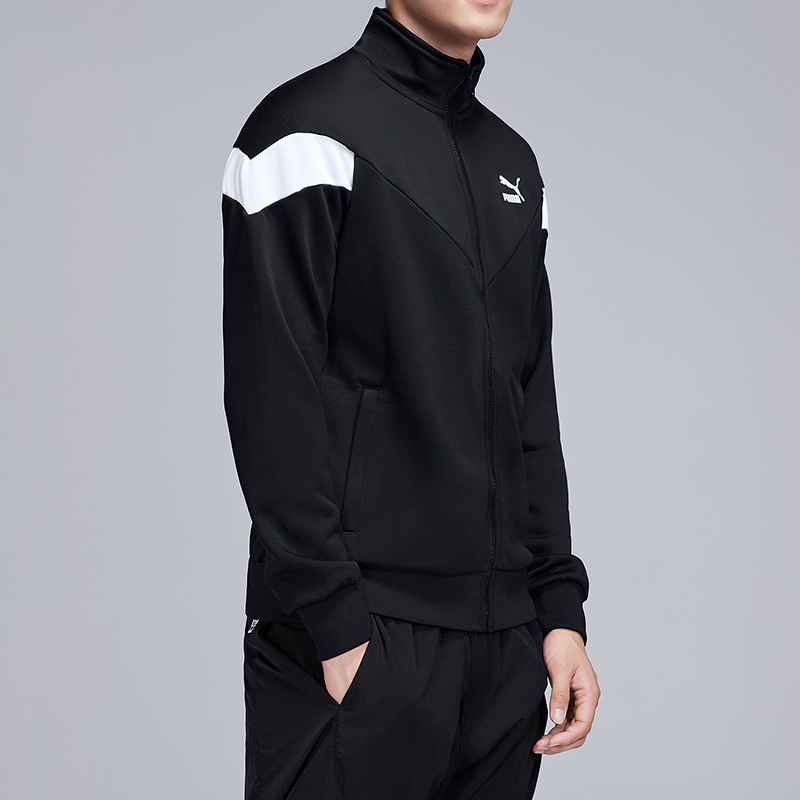 PUMA彪马男装男运动休闲黑色开衫外套577980