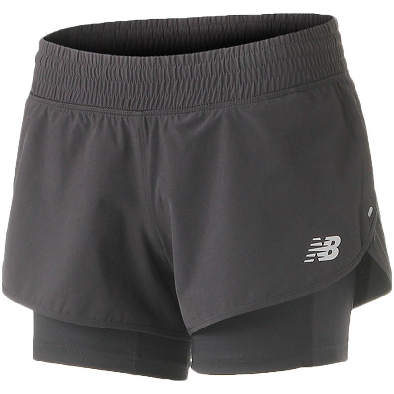 New Balance/NB女裤梭织运动休闲短裤AWS81263 L AWS81263-BK黑色