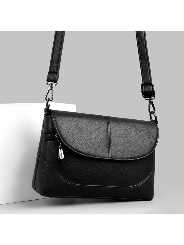 女士包包新款时尚中年女包妈妈包质感软皮百搭气质单肩斜挎包