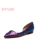 D:FUSE/迪芙斯春季牛皮浅口尖头低跟低帮鞋女鞋DF61113125_fJV16