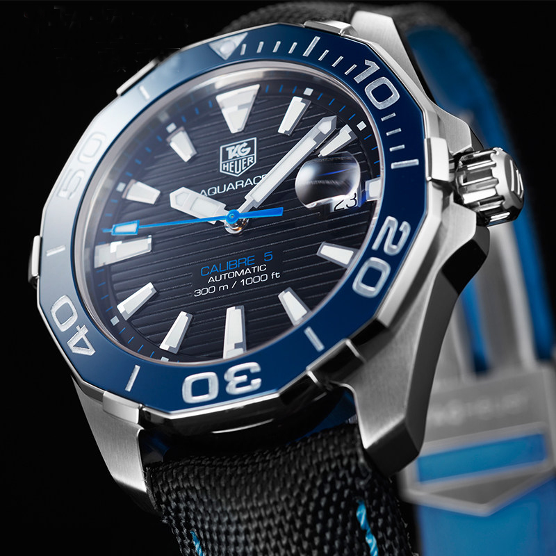 泰格豪雅tagheuer瑞士手表竞潜系列ab同款自动机械男士手表way201cfc