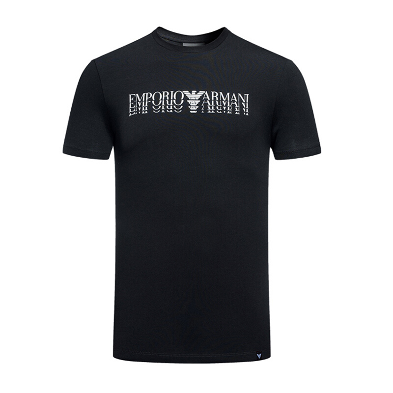 EMPORIO ARMANI 阿玛尼 春夏新款 男士轻薄圆领短袖T恤 3Z1T92 1J0AZ 0999