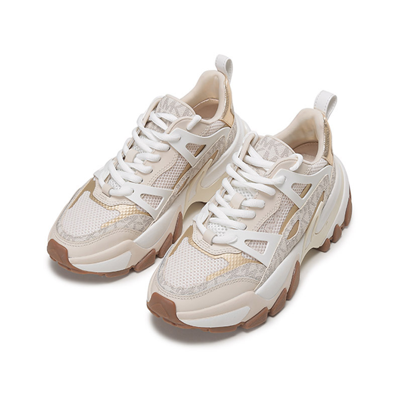 迈克科尔斯michaelkors女士厚底系带休闲运动鞋老爹鞋猫爪鞋机甲鞋43