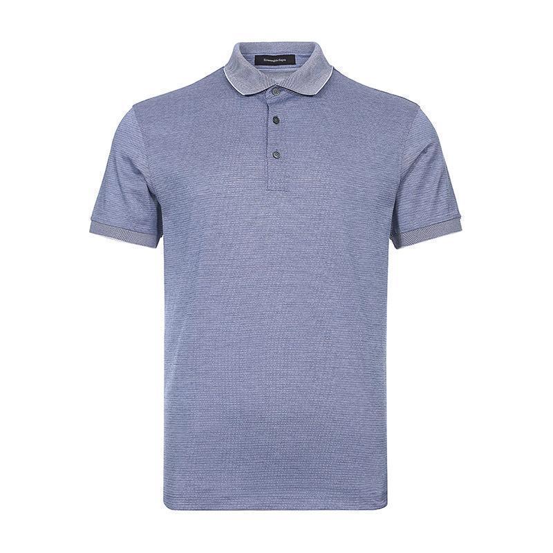 ermenegildozegna杰尼亚男士棉质短袖polo衫us506750
