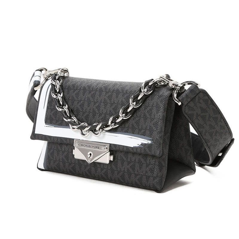 MICHAEL KORS 迈克科尔斯 MKLOGO斜挎包 单肩包32S0S0EC0B 银扣图片