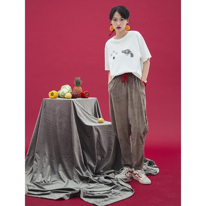 viishow短袖T恤男夏季潮牌衣服男士圆领套头体恤上衣8