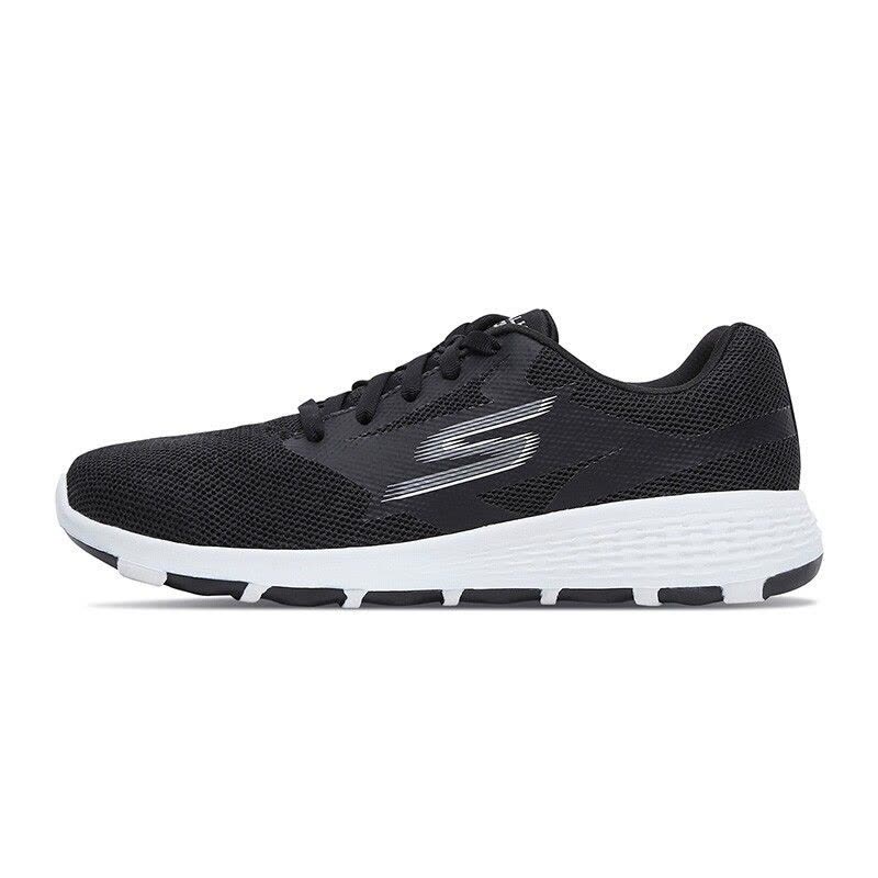 Skechers斯凯奇女鞋女鞋新款透气布健步鞋减震户外运动鞋15651-BKW图片