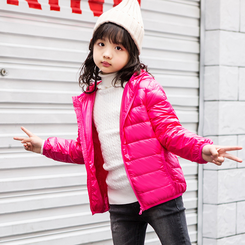 yaya童装男女童轻薄羽绒服儿童小童休闲外套羽绒短款轻便童装
