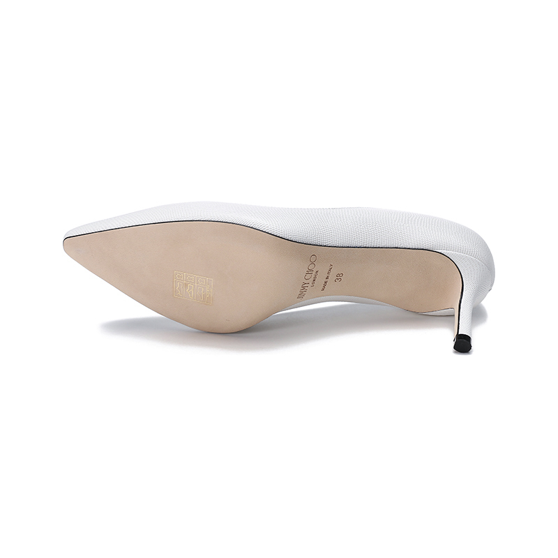 JIMMY CHOO 周仰杰 女士皮革尖头高跟鞋单鞋 ROMY 60 BAX 221