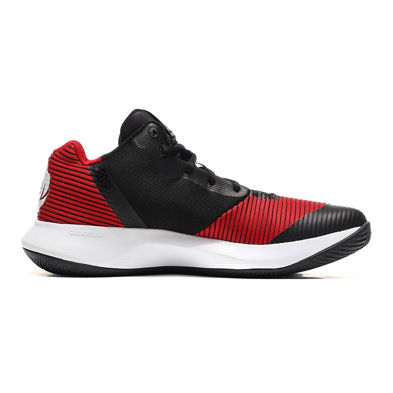 adidas阿迪达斯男子篮球鞋ROSE罗斯运动鞋AQ0040 AQ0040黑色+浅猩红+白