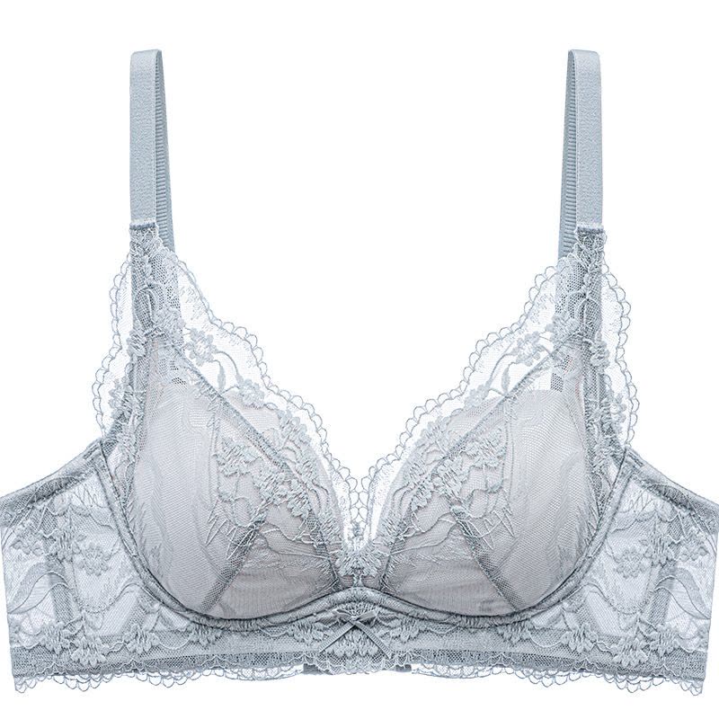 2025法式性感蕾丝内衣女小胸聚拢胸罩收副乳防下垂调整型纯欲文胸图片