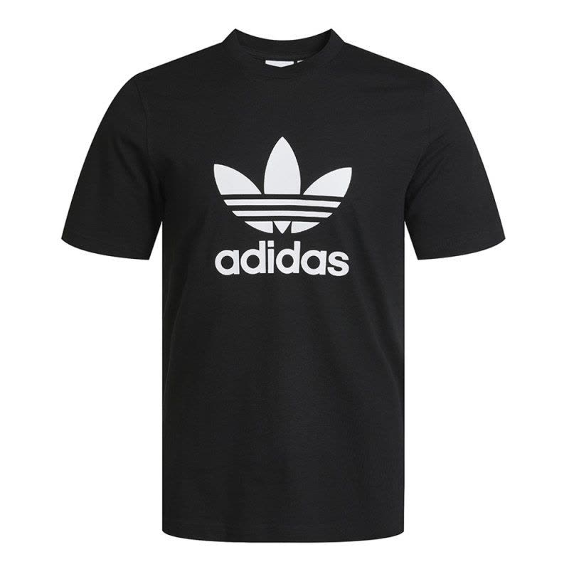 adidas阿迪三叶2021男子TREFOIL T-SHIRT圆领短T恤GN3462图片