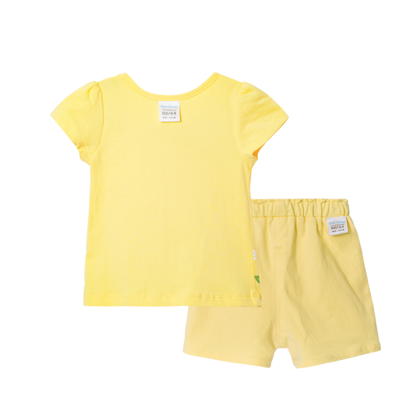贝贝怡童装女童套装夏季宝宝衣服婴儿休闲外穿儿童两件套172T065