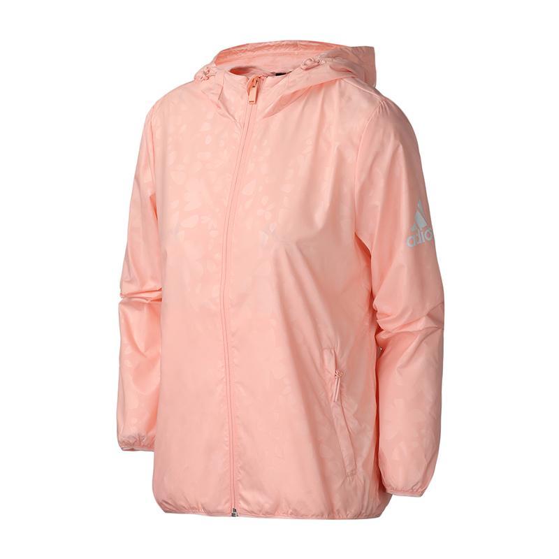 阿迪达斯女服外套夹克连帽梭织休闲运动服FM9305