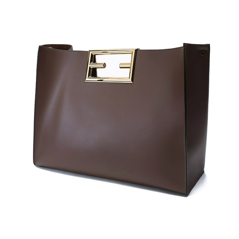 芬迪 FENDI 女士FENDI WAY系列牛皮双F手柄手提包大号 8BH392 AAIW