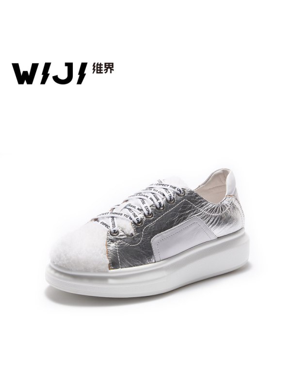 WIJI2018时尚新款靓丽休闲鞋个性舒适低内涵透气舒适低帮女鞋女