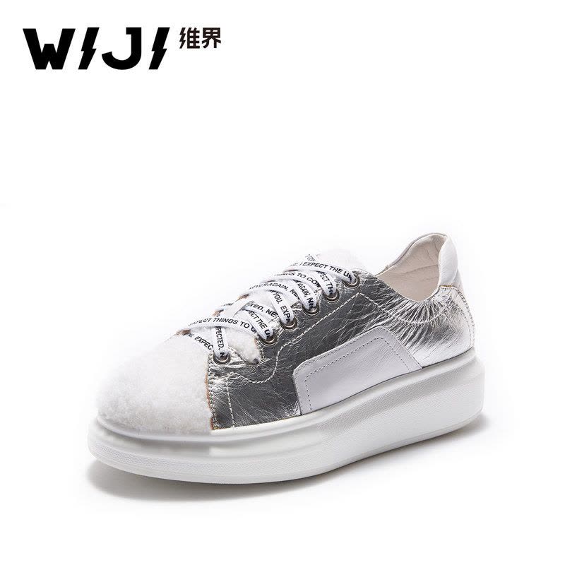 WIJI2018时尚新款靓丽休闲鞋个性舒适低内涵透气舒适低帮女鞋女图片