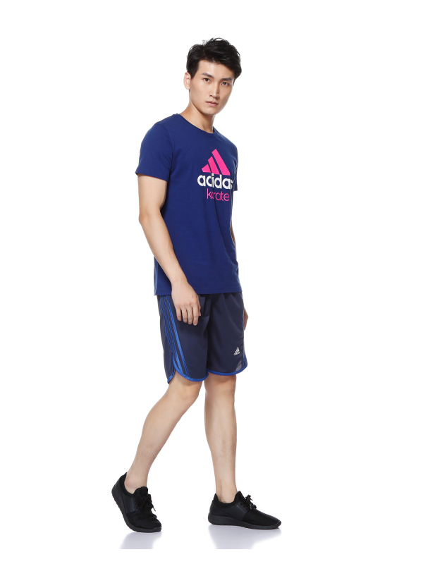 Adidas阿迪达斯跆拳道短袖男速干透气运动休闲T恤运动服ADICTK-DBUP