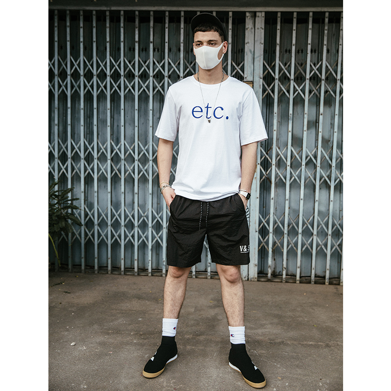 viishow短袖T恤夏季圆领白色打底衫潮牌半袖休闲上衣男