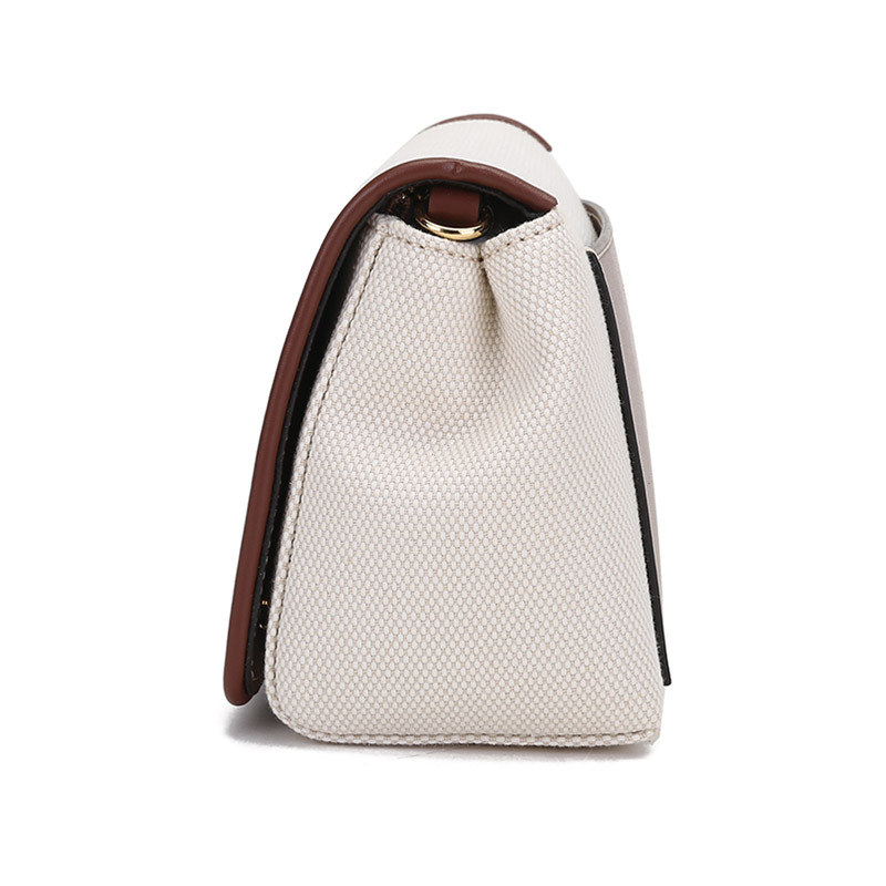 博柏利巴宝莉burberry女款织物配皮小号单肩斜挎包手拿包80518441