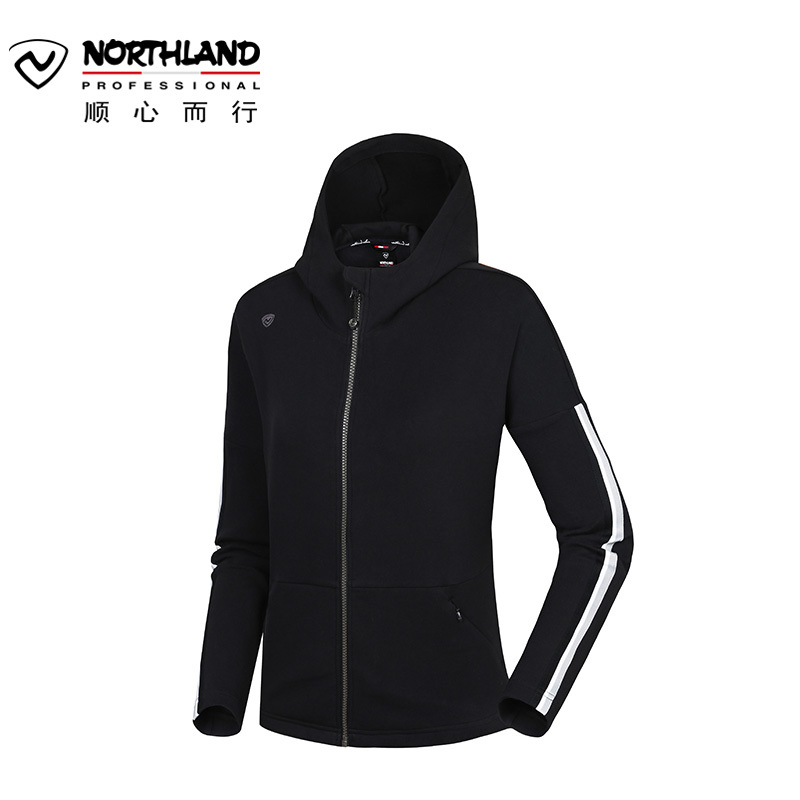 诺诗兰（NORTHLAND）运动户外女式休闲时尚连帽长袖卫衣GL082622