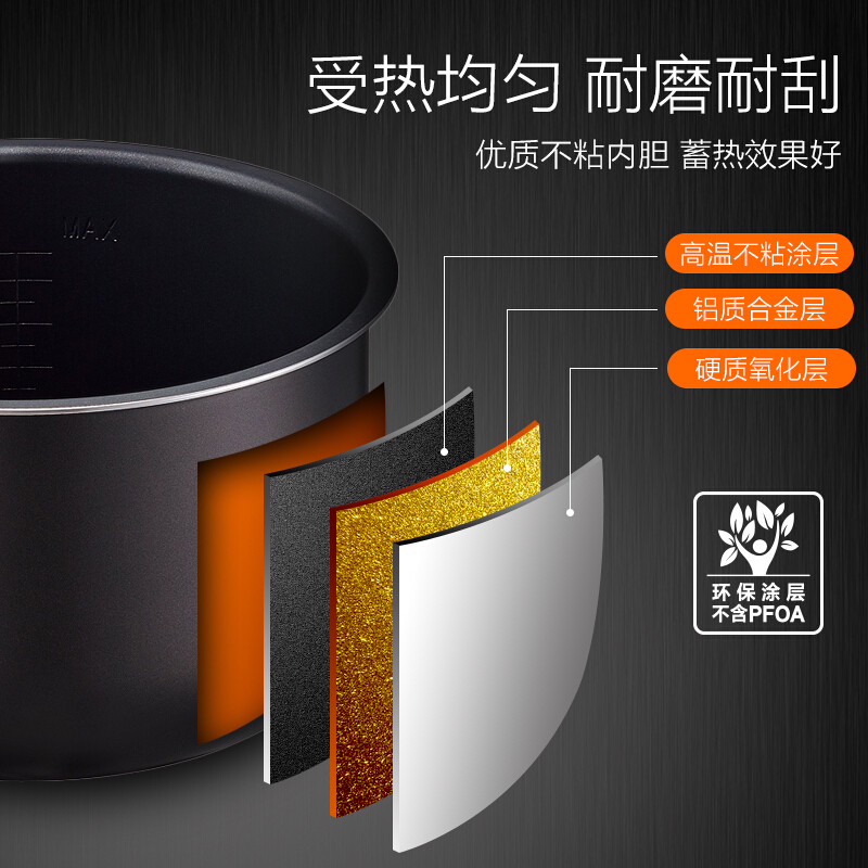 苏泊尔（SUPOR）电压力锅家用5L多功能电高压锅高压智能饭煲大容量SY-50YC8152 香槟色