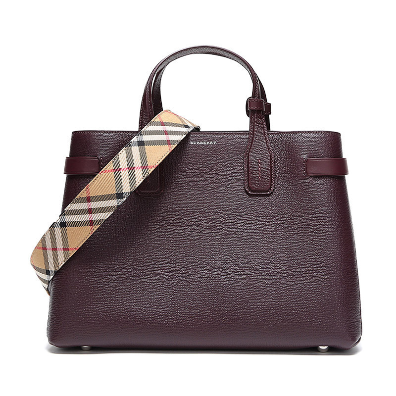 burberry博柏利女款皮质手提单肩包40775191视频