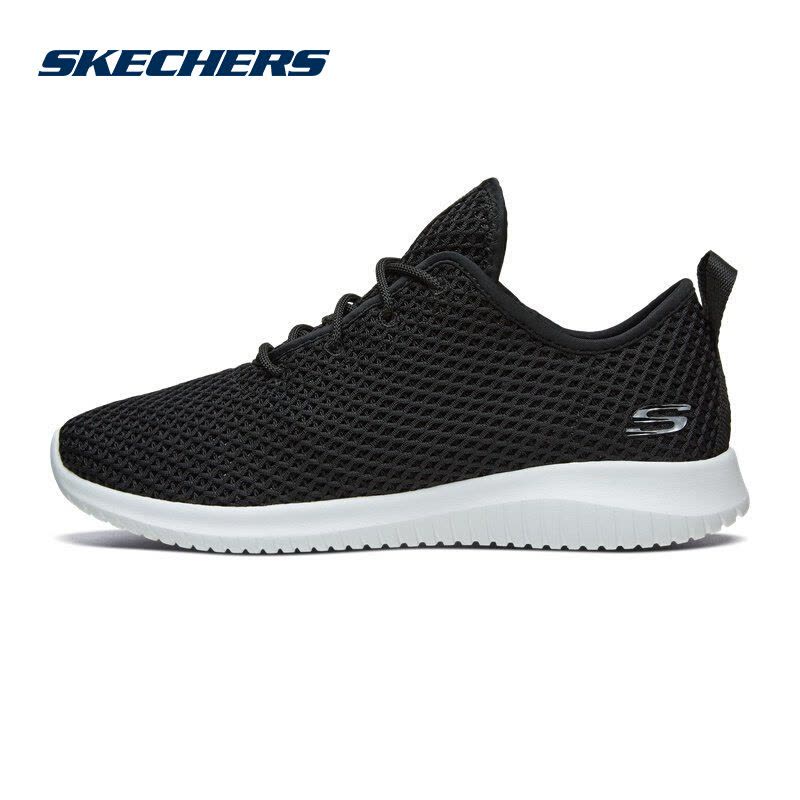 Skechers斯凯奇女鞋透气镂空面跑步鞋绑带休闲运动鞋66666183图片