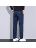 蓝色轻奢高级感休闲裤男商务休闲基础款百搭弹力商务中年长裤男士