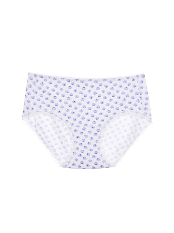 安莉芳女士水果图案趣味印花棉质中腰三角内裤EPW0009