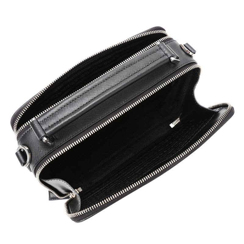 预订PRADA Brique 双拉链手提单肩包 2VH069 000 22*16*6CM图片