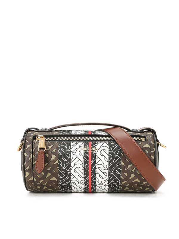 预售 BURBERRY The Barrel 巴瑞尔包 TB标识TB LOGO织物8020170金扣 女士手提单肩斜挎包