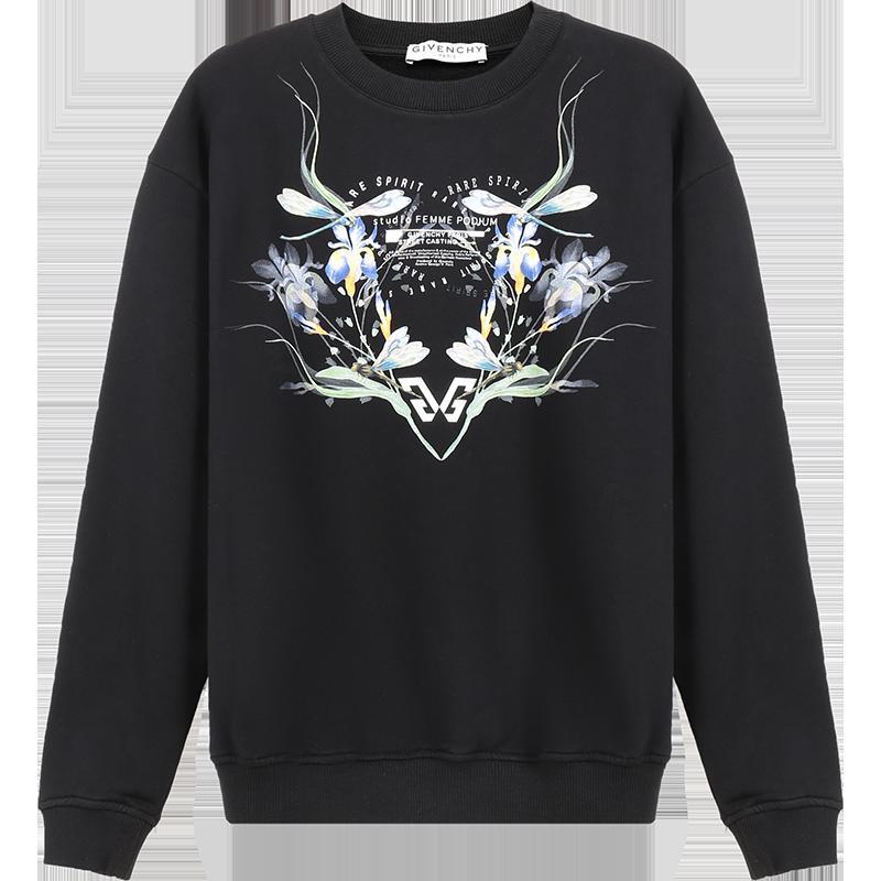 GIVENCHY 纪梵希 女士 棉质圆领长袖卫衣运动衫 BWJ0193Z3T