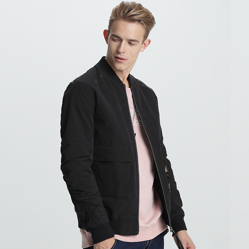 lee cooper2018秋季韩版个性潮流修身帅气休闲夹克