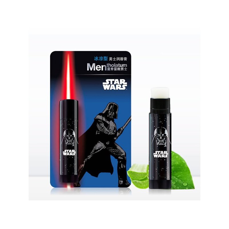 正品特卖 曼秀雷敦星球大战男士润唇膏-冰凉型3.5g 保湿防干裂滋润补水护唇油