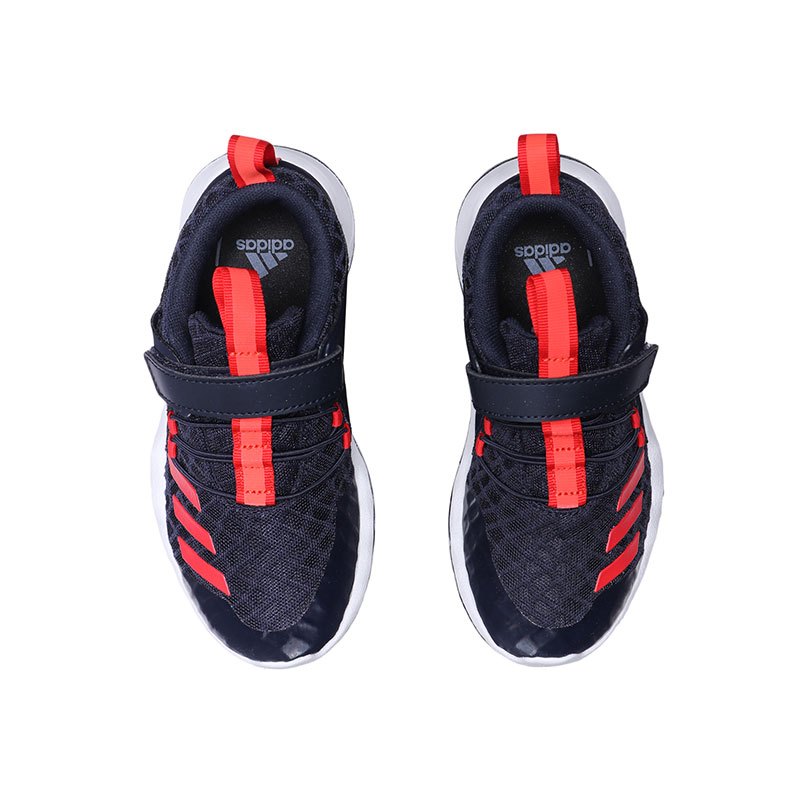 【自营】adidas童男小童鞋儿童鞋魔术贴跑步休闲运动鞋D97606